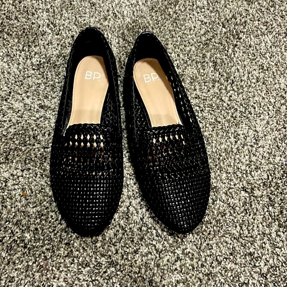 Black BP flats sz 6